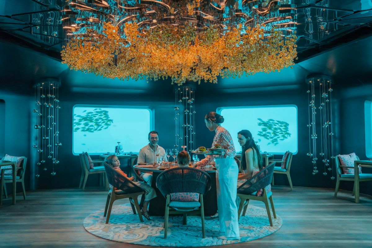 Fine-dining beneath the ocean: Introducing BUBBLE Underwater Restaurant at Meyyafushi Maldives